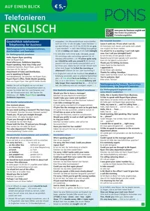 PONS Telefonieren aeB Englisch