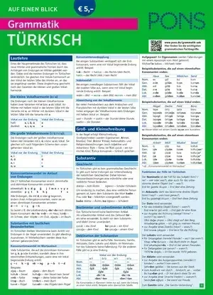 PONS Grammatik aeb Türkisch