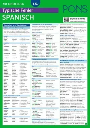 PONS Typische Fehler aeB Spanisch
