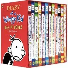 Diary of a Wimpy Kid Box of Books 12 Book Collection Set by Jeff Kinney