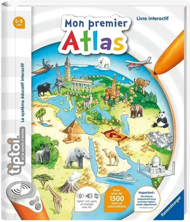 Livre interactif- Mon premier Atlas
