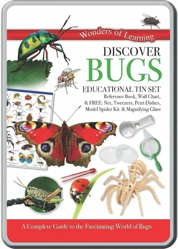 Wonders of Learning Discover Bugs Educational Tin Set