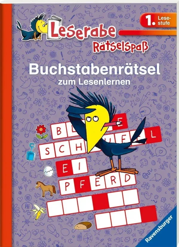 Buchstfromenrätsel zum Lesenlernen (1. Lesestufe)
