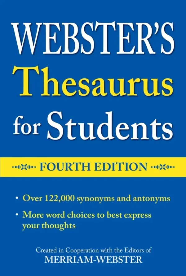 Webster's Dictionary for Students, 4 Edition