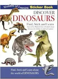 STICKER BOOK WOL DINOSAURS