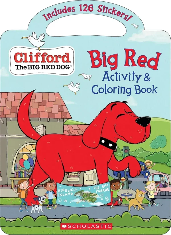Big Red activity &amp;coloring book