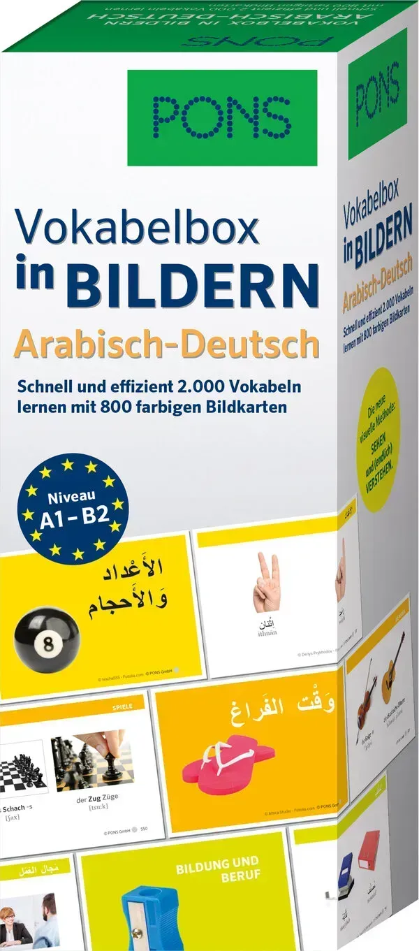 PONS Vokabelbox in Bildern Arabisch-Deutsch