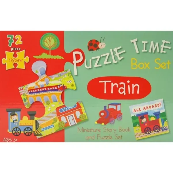 PUZZLE AND BOOK BOX TRAIN