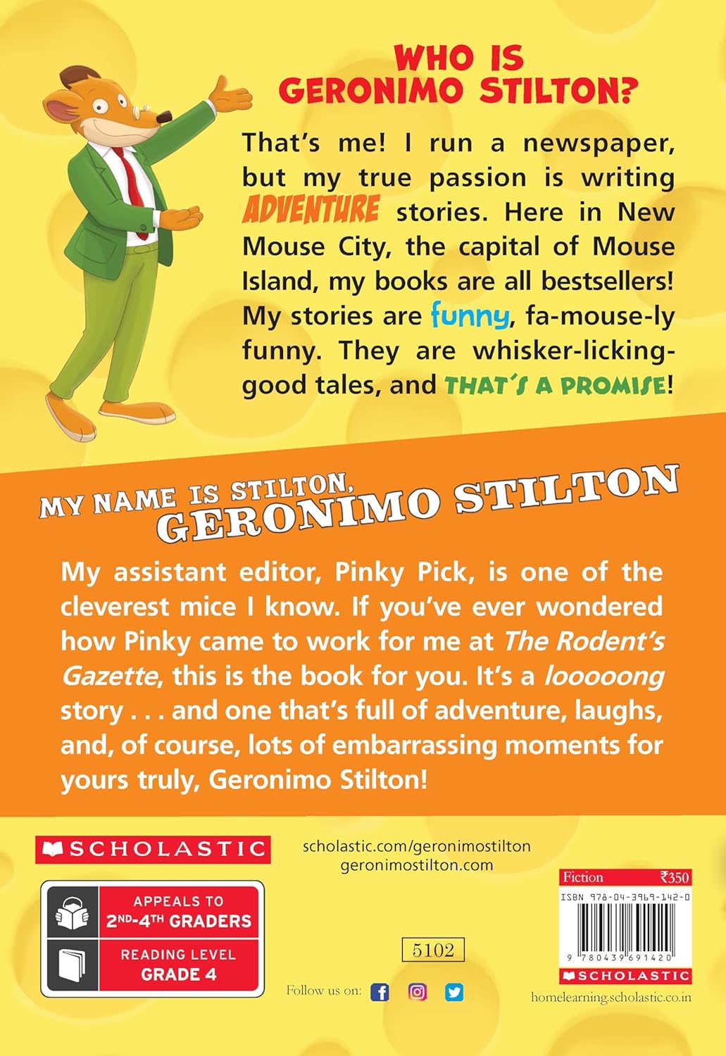 Geronimo Stilton #19: My Name Is Stilton, Geronimo Stilton - Image 4