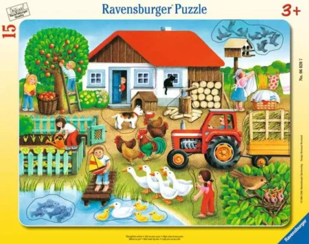 Kinderpuzzle mit 15 Teilen – Wohin damit?