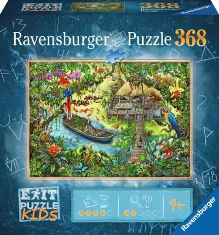 Kinderpuzzle mit 368 Teilen – Dschungelreise