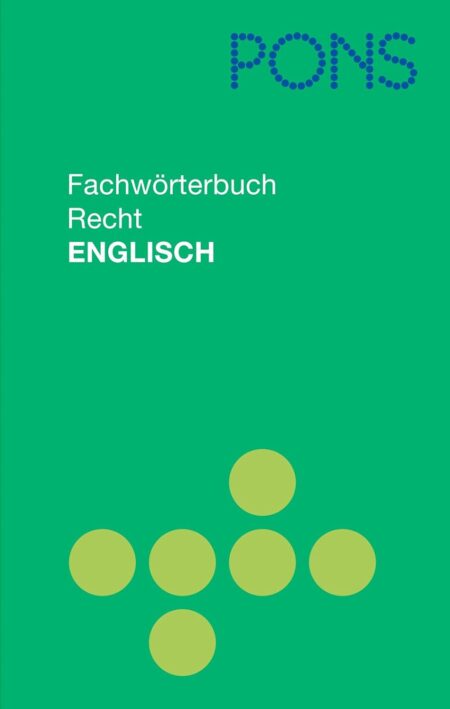 PONS Fachwörterbuch Recht Englisch - Deutsch / Deutsch - Englisch - Hardcover
