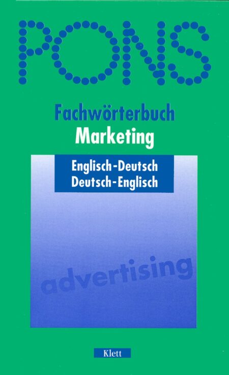 PONS Fachwörterbuch Marketing: Englisch-deutsch, deutsch-englisch
