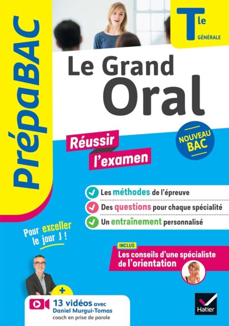 Prépabac - Le Grand Oral Tle générale - Bac 2026: méthodes de l'épreuve & questions traitées Paperback