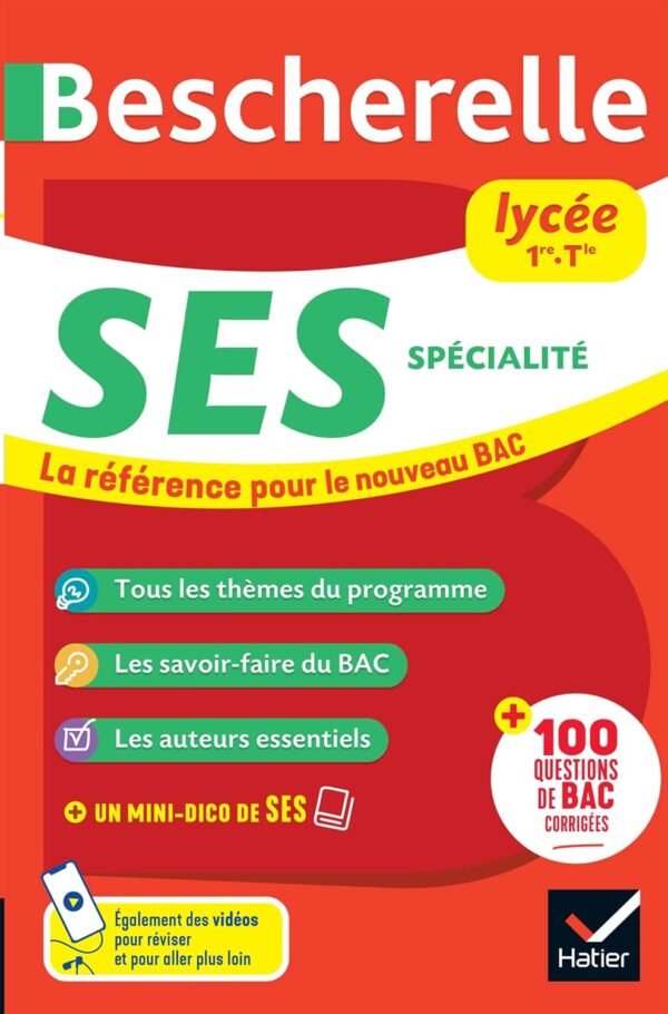 Bescherelle lycée - SES 1re, Tle Nouveau bac: tout le programme de spécialité en SES