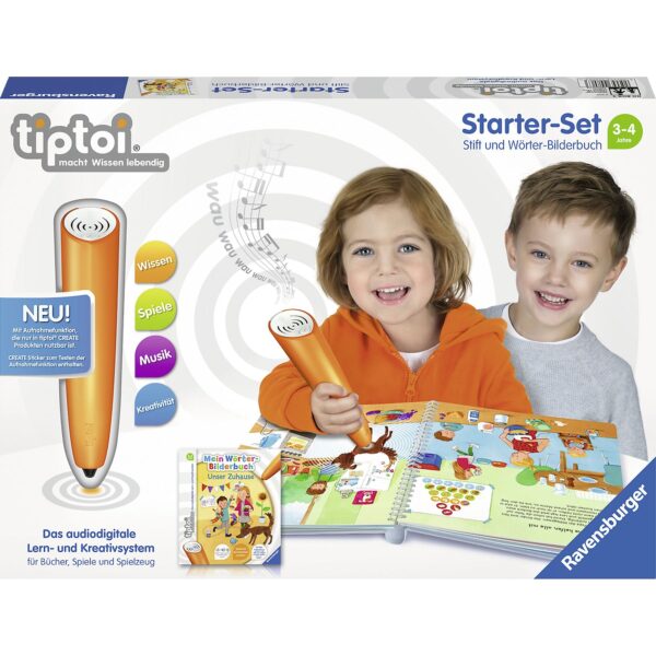 Starter-Set: Stift und Wörter-Bilderbuch tiptoi -Unser Zuhause