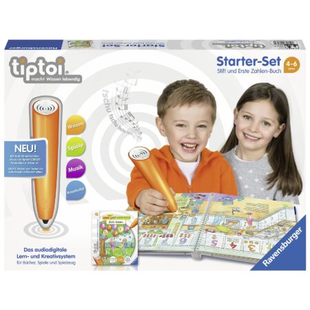Starter-Set: Stift und Erste Zahlen-Buch tiptoi Stift Mehrfarbig