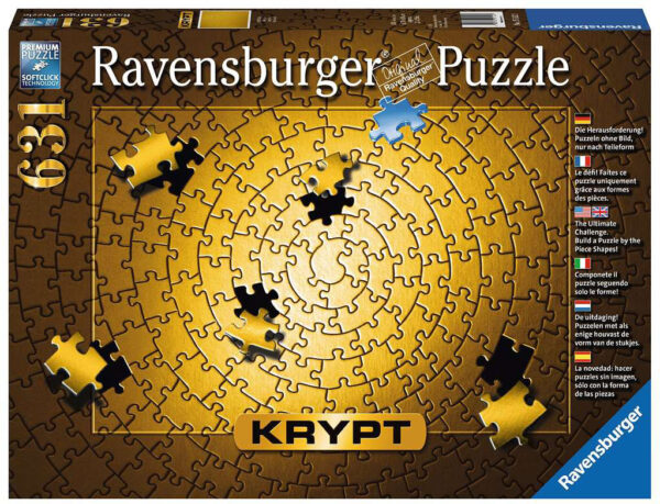 Ravensburger 631 Pcs Puzzle Krypt Gold
