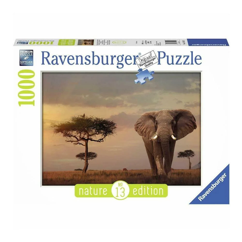 Ravensburger Nature Edition Elephant of the Masai Mara 1000 Piece Jigsaw Puzzle