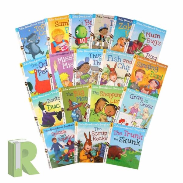 Julia Donaldson's Songbirds Read with Oxford Phonics 36 Books Collection Set (Stage 1 - 4)