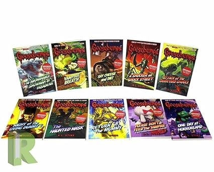 Goosebumps Horrorland Series 10 Books Collection Set by R.L.Stine (Classic Covers Set 2)