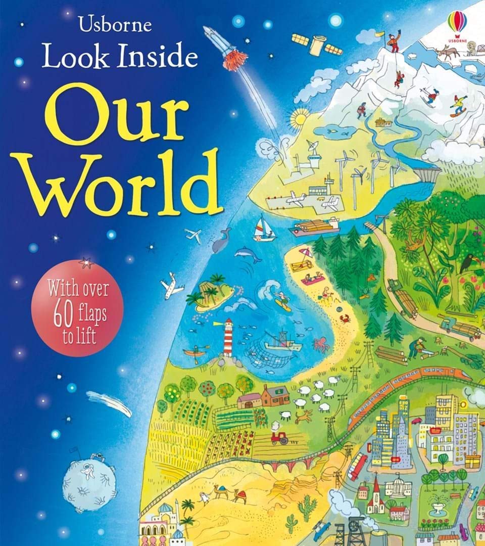 Usborne Look Inside Our world 6 Books Collection Pack Set ( Seas and Oceans, Nature,Our World,Animal Homes,Jundle,Space) - Image 6