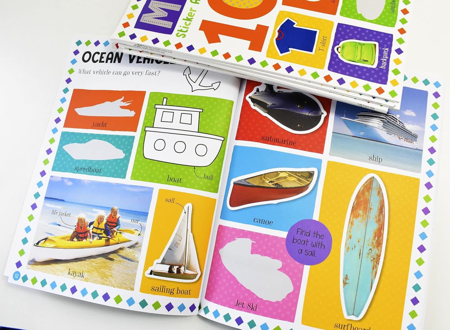 100 Words Sticker Activity Book 10-set - Image 2