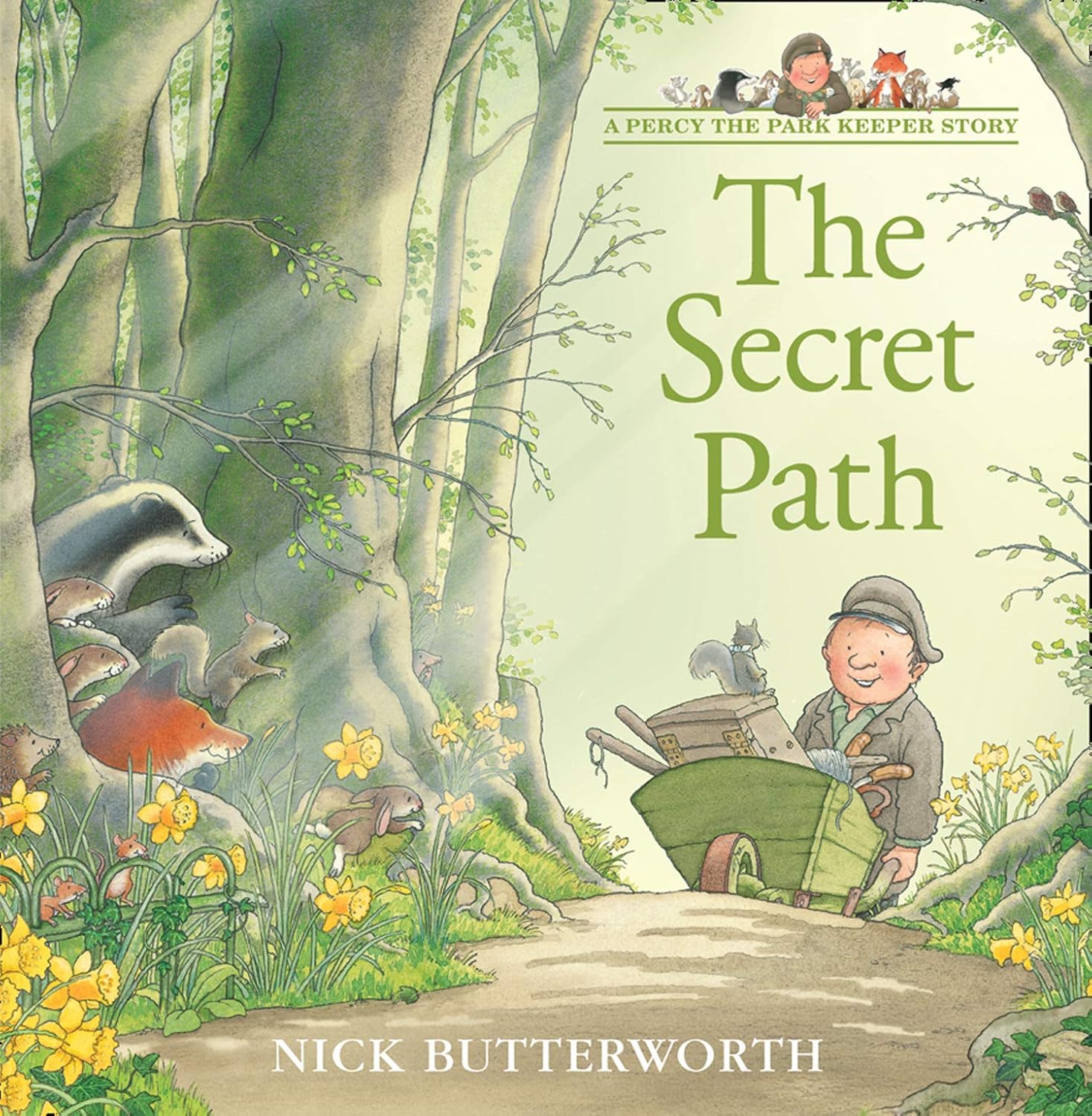 Percy the Park Keeper 6 Books Collection Set by Nick Butterworth (One Snowy Night, After The Storm, Rescue Party, Secret Path, Treasure Hunt & Percy's Bumpy Ride) - Image 3