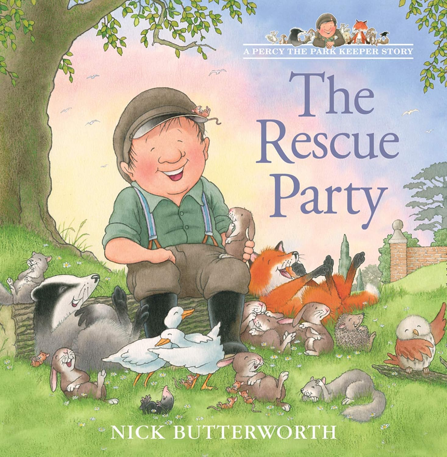 Percy the Park Keeper 6 Books Collection Set by Nick Butterworth (One Snowy Night, After The Storm, Rescue Party, Secret Path, Treasure Hunt & Percy's Bumpy Ride) - Image 5