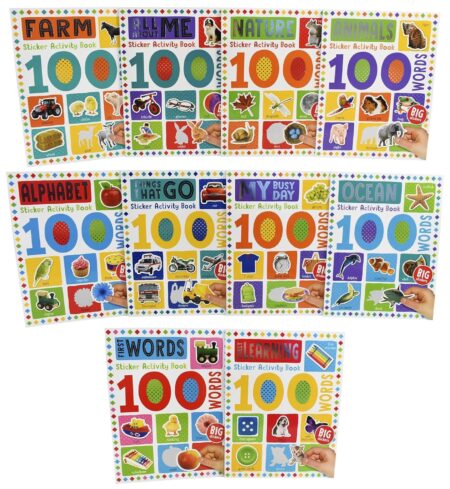 100 Words Sticker Activity Book 10-set