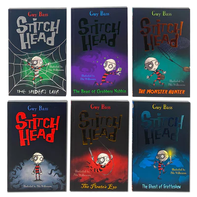 Stitch Head by Guy Bass 6 Books Collection Set - Ages 9-14 - Paperback