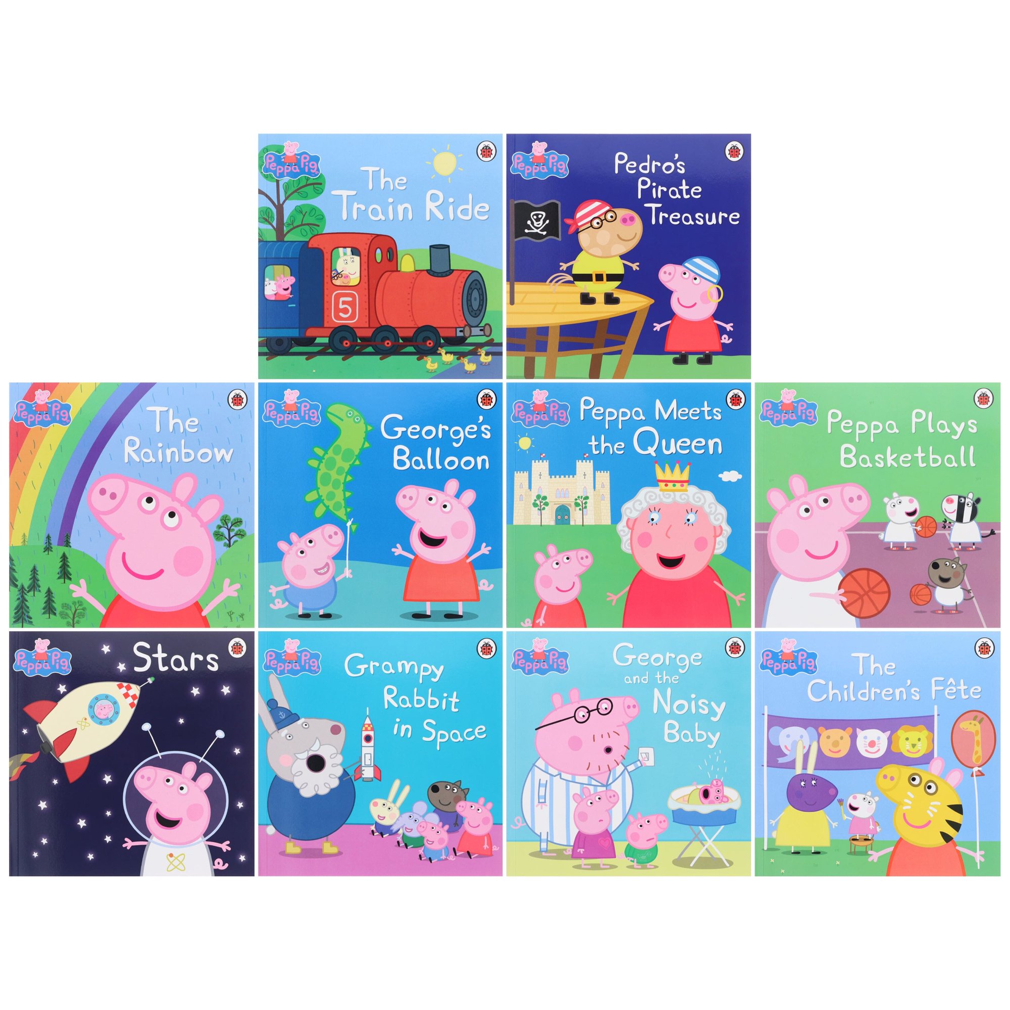 Peppa Pig Yellow Bag 10 Book Set - Image 2