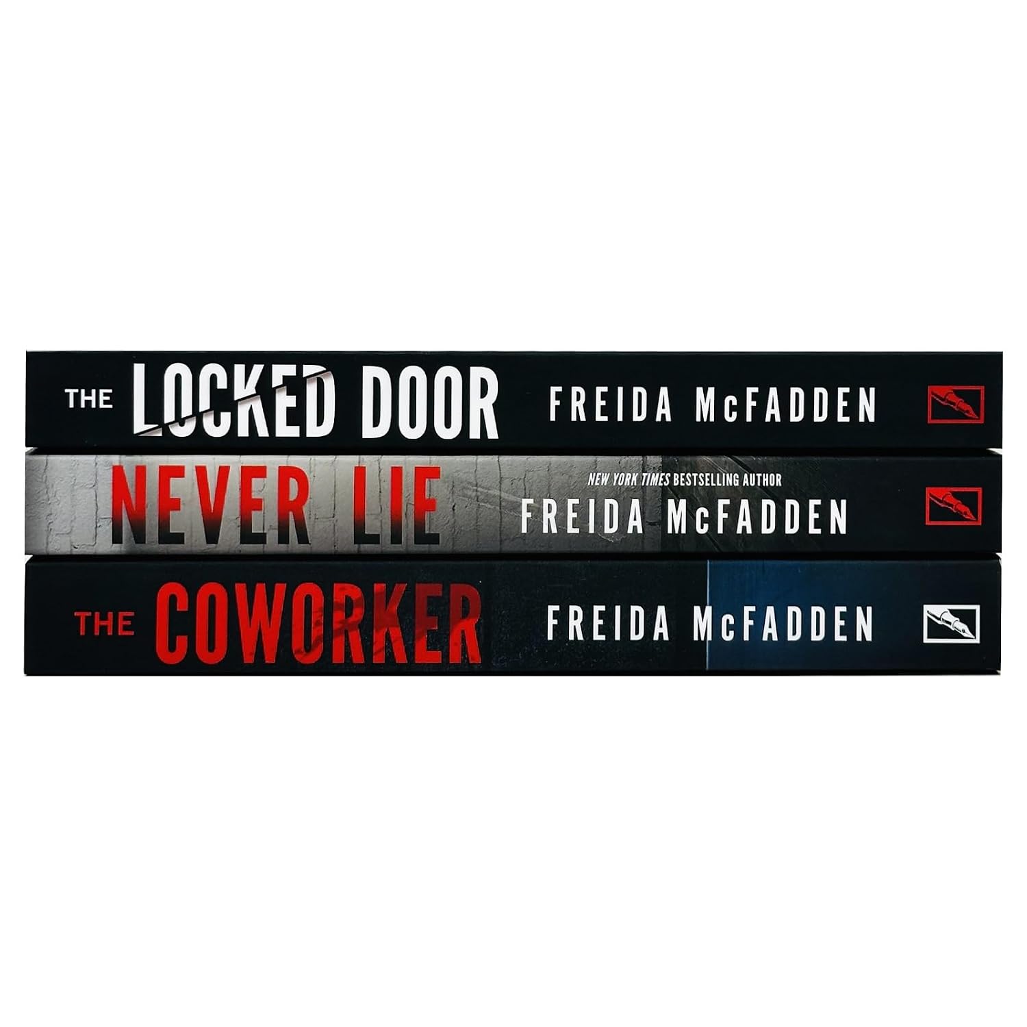 "Freida McFadden 3 Books Set (The Locked Door, Never Lie, The Coworker)" - Image 2