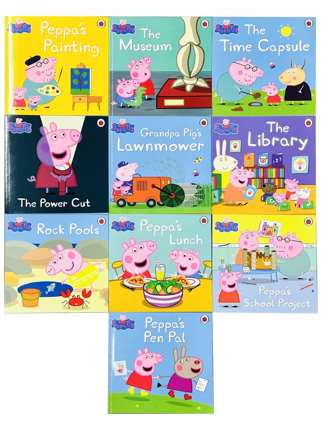 Peppa Pig Purple Bag 10 Book Set - Image 2