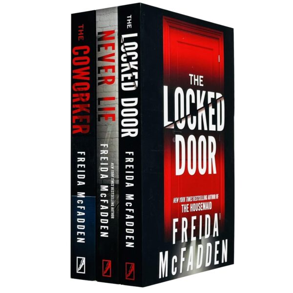 "Freida McFadden 3 Books Set (The Locked Door, Never Lie, The Coworker)"