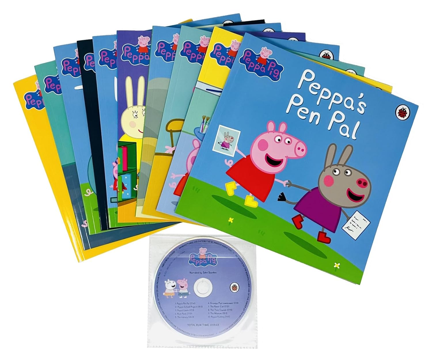 Peppa Pig Purple Bag 10 Book Set - Image 3