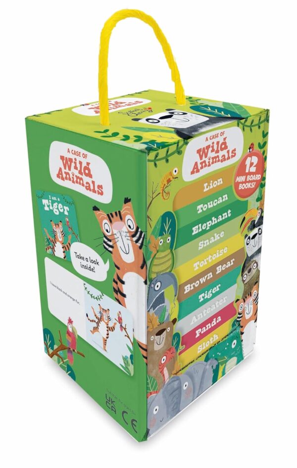 A Case of Wild Animals 12 Board Book SC