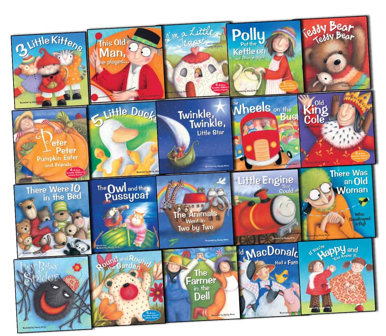 Nursery Rhymes 20 Books - Box - Image 2