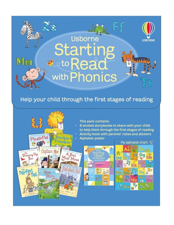 Starting to Read with Phonics 8 Story Books