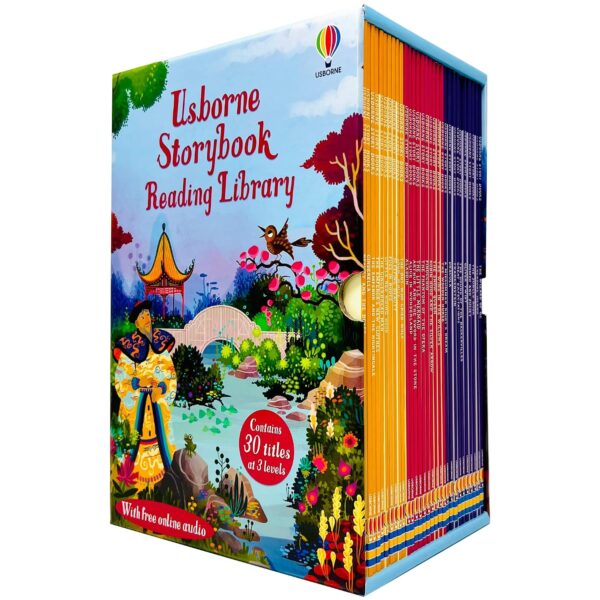 Usborne Storybook Reading Library 30 Books- Box