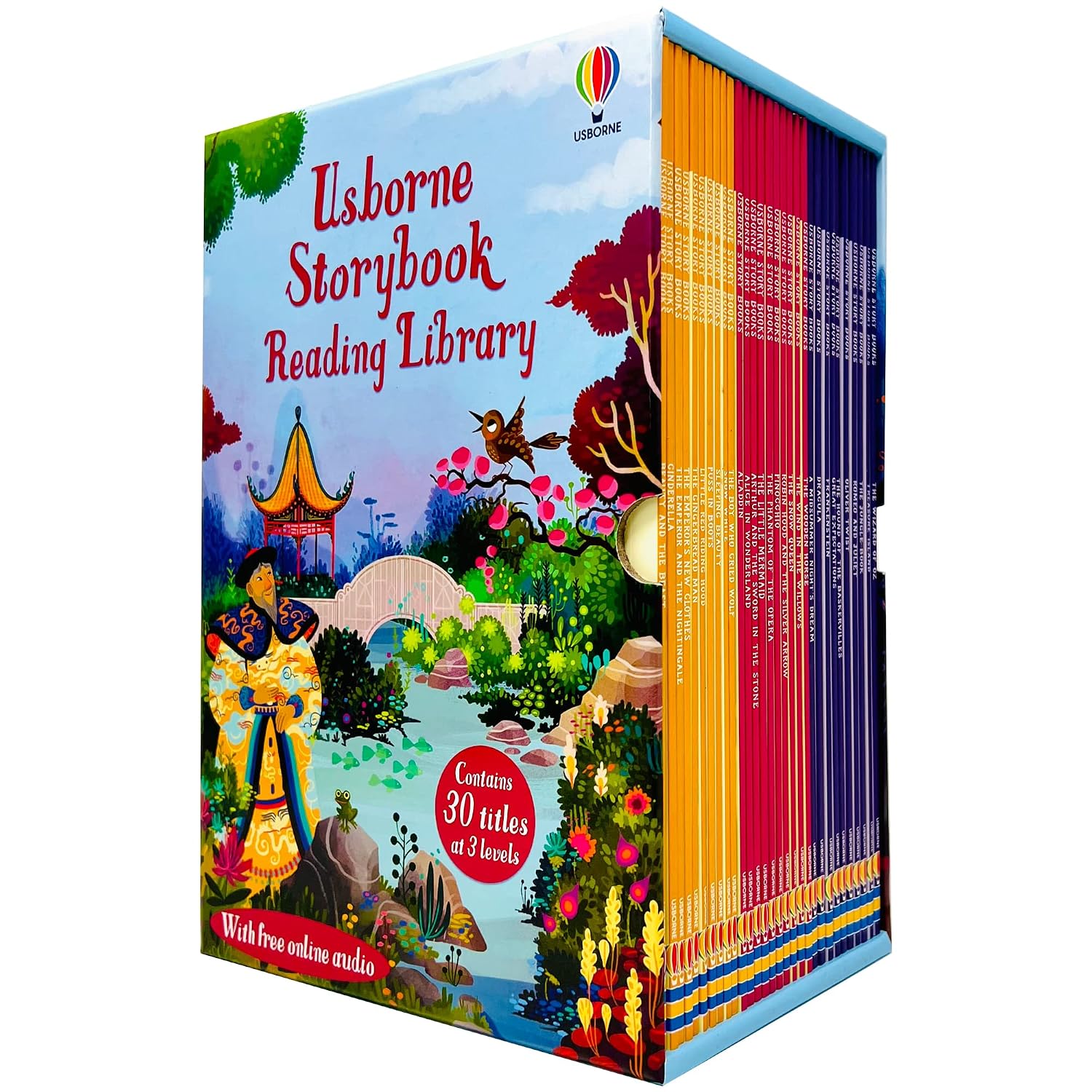 Usborne Storybook Reading Library 30 Books- Box