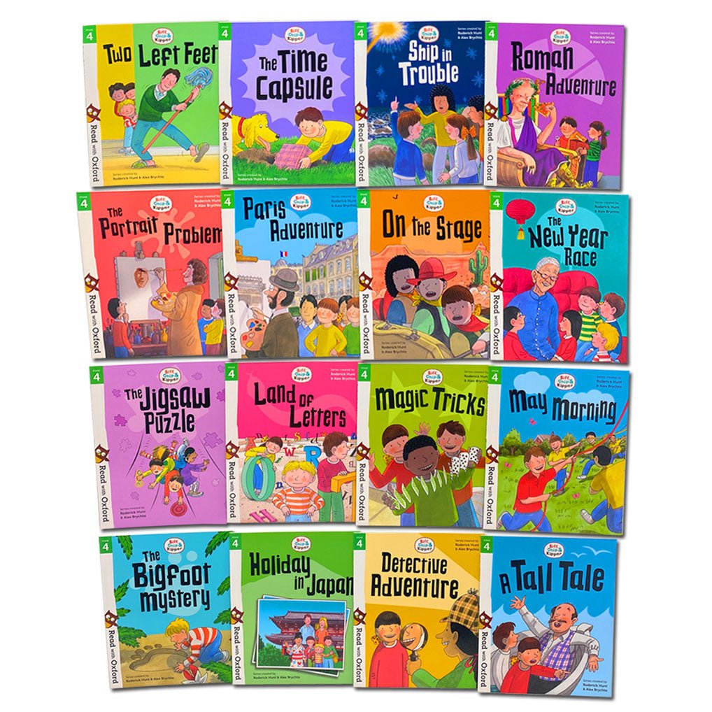 Read With Oxford Stage 4 Biff Chip & Kipper 16 Books - Image 2