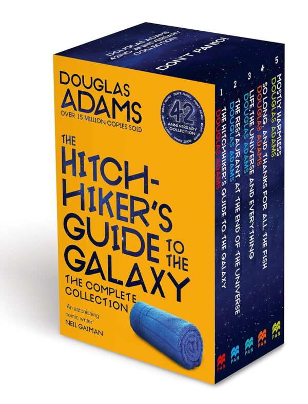 Douglas Adams The Hitchhikers Guide To The Galaxy 5 Books Box