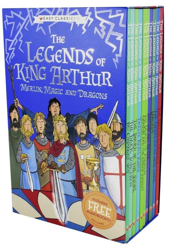 Legends Of King Arthur 10 Books Sc - Box